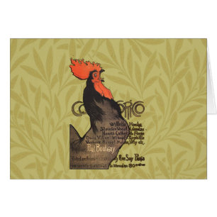 Rooster Steinlen Cocorico Französische Kunst