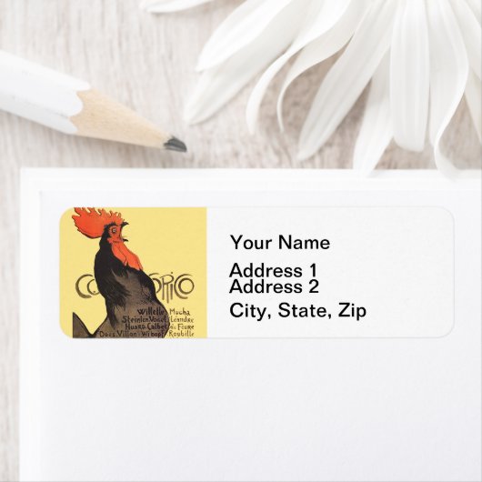 Rooster Steinlen Cocorico Französische Kunst (Insitu)