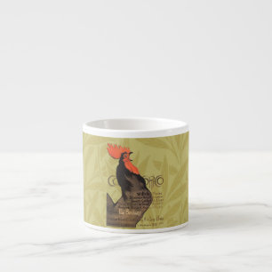 Rooster Steinlen Cocorico Französische Kunst Espressotasse