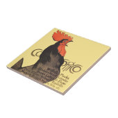 Rooster Steinlen Cocorico Französische Kunst Fliese (Seite)