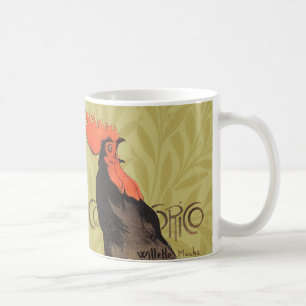 Rooster Steinlen Cocorico Französische Kunst Kaffeetasse