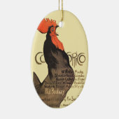 Rooster Steinlen Cocorico Französische Kunst Keramik Ornament (Rechts)