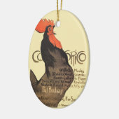 Rooster Steinlen Cocorico Französische Kunst Keramik Ornament (Links)
