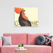 Rooster Steinlen Cocorico Französische Kunst Leinwanddruck (Insitu (Wohnzimmer))