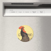Rooster Steinlen Cocorico Französische Kunst Magnet (In Situ (Geschirrspüler))