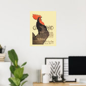 Rooster Steinlen Cocorico Französische Kunst Poster (Heimbüro)