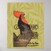 Rooster Steinlen Cocorico Französische Kunst Poster (Vorne)