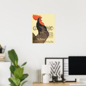 Rooster Steinlen Cocorico Französische Kunst Poster (Heimbüro)