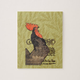 Rooster Steinlen Cocorico Französische Kunst Puzzle