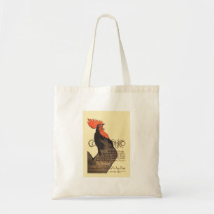 Rooster Steinlen Cocorico Französische Kunst Tragetasche