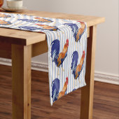 Rooster Stripes Table Runner Kurzer Tischläufer (Beispiel)