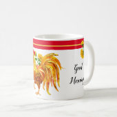 Rooster Sunflower Tasse (VorderseiteRechts)