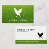 Rooster-Symbol Visitenkarte (Vorne/Hinten)