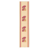 Rooster Table Runner Kurzer Tischläufer (Vorderseite)
