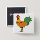 Rooster-Taste Button (Vorne & Hinten)