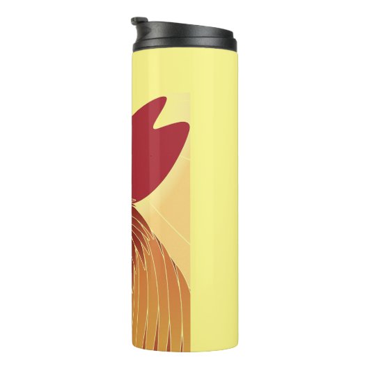 Rooster Thermosbecher (Nach rechts gedreht)
