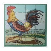 Rooster Tile Mural Fliese (Vorderseite)