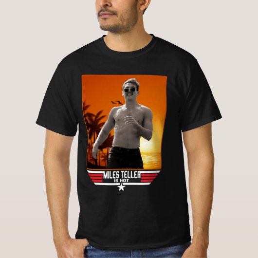Rooster-Topgun-Retro T-Shirt (Vorderseite)