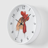 Rooster Uhr (Winkel)