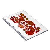 ROOSTER UND BLUME NOTIZBLOCK (Rechte Seite)