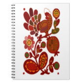 ROOSTER UND BLUME NOTIZBLOCK (Vorderseite)