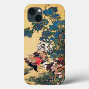 Rooster und Hen mit Hydrangeas von Ito Jakuchu Case-Mate iPhone Hülle