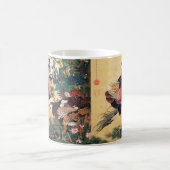 Rooster und Hen mit Hydrangeas von Ito Jakuchu Kaffeetasse (Mittel)