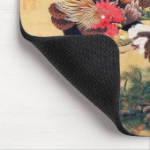 Rooster und Hen mit Hydrangeas von Ito Jakuchu Mousepad (Ecke)