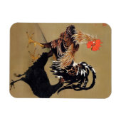 Rooster und Hen von Ito Jakuchu Magnet (Horizontal)