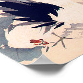 Rooster und Hen, Watanabe Seitei Poster (Ecke)