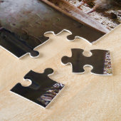 Rooster und Hühner in Barn Puzzle (Seite)