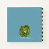 Rooster und Peep-Notebook Notizblock (Rückseite)