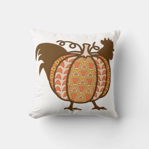 Rooster und Pumpkin Kissen