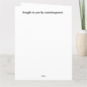 Rooster Vatertag Karte (Rückseite)