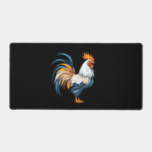 Rooster Vector Art mit lebhaften Farben Schreibtischunterlage