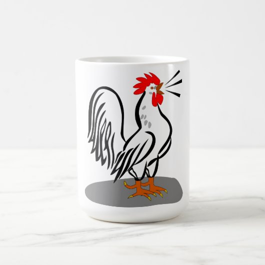Rooster Vector Illustration Kaffee Tasse (Mittel)