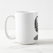 Rooster Vector Illustration Kaffee Tasse (Links)