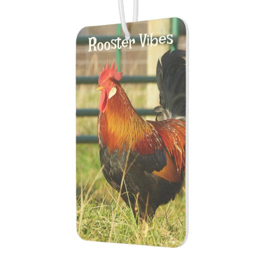 Rooster Vibes / Ausblendungen Autolufterfrischer (Links)