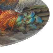 Rooster Vibes Farm Life Schneidebrett (Ecke)