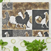 Rooster Vintag #2 - Küchentücher (Gefaltet)