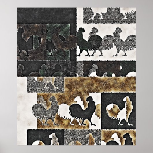 Rooster Vintag #2 Plakate (Vorne)