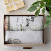 Rooster Vintag Farm Antik Weiße Textur Land Seidenpapier (Geschenk)