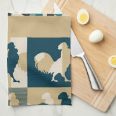 Rooster Vintag - Küchentücher (Viertel Falte)