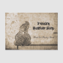 Rooster Vintage antike Textur Land Farm Seidenpapier