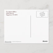 Rooster Vintage Postkarten für benutzerdefinierte (Rückseite)