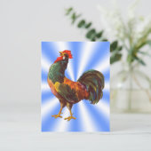Rooster Vintage Postkarten für benutzerdefinierte (Stehend Vorderseite)