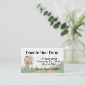 Rooster-Visitenkarte Visitenkarte (Stehend Vorderseite)