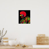 Rooster von Barcelos Nr. 02 - Galo de Barcelos Poster (Küche)