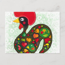 Rooster von Barcelos Nr. 02 - Galo de Barcelos Postkarte