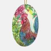 Rooster von Peony Keramik Ornament (Links)